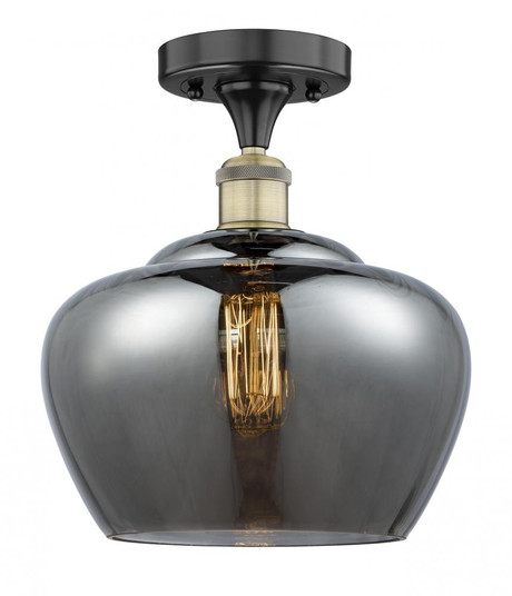 Fenton - 1 Light - 11 inch - Black Antique Brass - Flush Mount (3442|616-1F-BAB-G93-L)