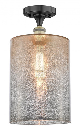 Cobbleskill - 1 Light - 9 inch - Black Antique Brass - Semi-Flush Mount (3442|616-1F-BAB-G116-L)