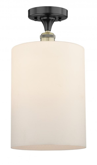Cobbleskill - 1 Light - 9 inch - Black Antique Brass - Semi-Flush Mount (3442|616-1F-BAB-G111-L)