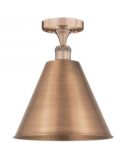 Berkshire - 1 Light - 12 inch - Antique Copper - Semi-Flush Mount (3442|616-1F-AC-MBC-12-AC)