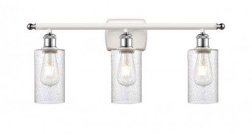 Clymer - 3 Light - 24 inch - White Polished Chrome - Bath Vanity Light (3442|516-3W-WPC-G804)