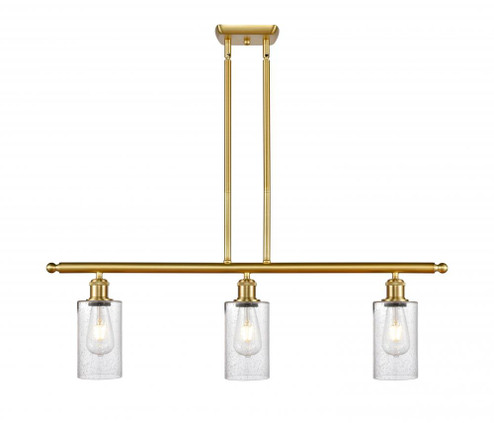 Clymer - 3 Light - 36 inch - Satin Gold - Stem hung - Island Light (3442|516-3I-SG-G804)