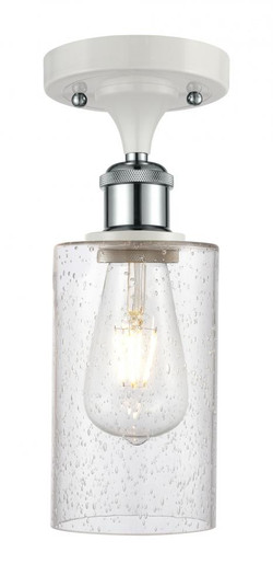 Clymer - 1 Light - 4 inch - White Polished Chrome - Semi-Flush Mount (3442|516-1C-WPC-G804)