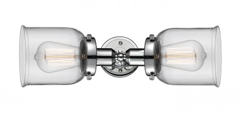 Bell - 2 Light - 19 inch - Polished Chrome - Bath Vanity Light (3442|900H-2W-PC-G52)