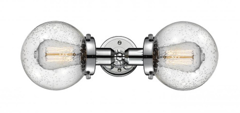 Beacon - 2 Light - 14 inch - Polished Chrome - Bath Vanity Light (3442|900H-2W-PC-G204-6-LED)