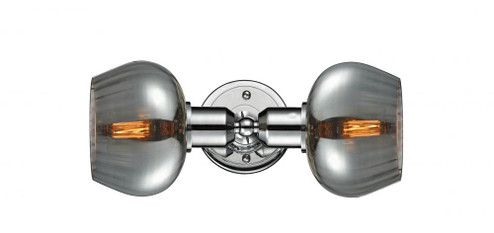 Fenton - 2 Light - 16 inch - Polished Chrome - Bath Vanity Light (3442|900-2W-PC-G93-LED)