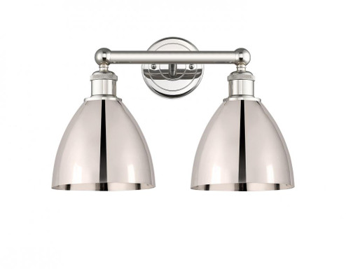 Bristol - 2 Light - 17 inch - Polished Nickel - Bath Vanity Light (3442|616-2W-PN-MBD-75-PN)