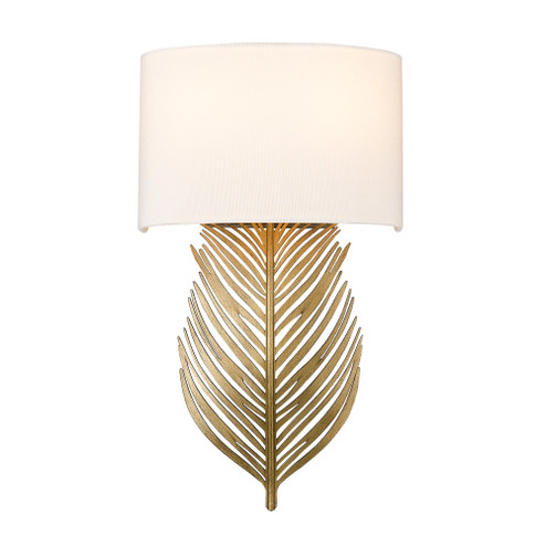 Golden Lighting Cay 2-light Wall Sconce in Vintage Fired Gold (36|6930-WSC VFG-IL)