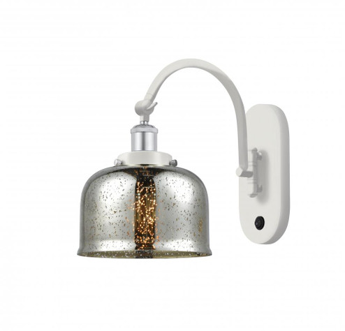 Bell - 1 Light - 8 inch - White Polished Chrome - Adjustable Swing Arm (3442|918-1W-WPC-G78)