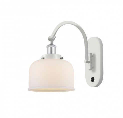 Bell - 1 Light - 8 inch - White Polished Chrome - Adjustable Swing Arm (3442|918-1W-WPC-G71)