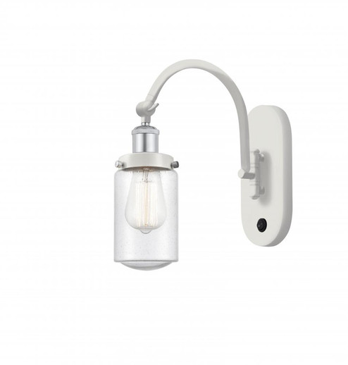 Dover - 1 Light - 5 inch - White Polished Chrome - Adjustable Swing Arm (3442|918-1W-WPC-G314)