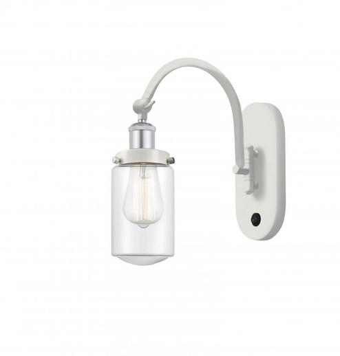 Dover - 1 Light - 5 inch - White Polished Chrome - Adjustable Swing Arm (3442|918-1W-WPC-G312)