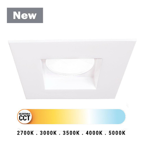 3.5 Inch Square Fixed Downlight in White (4304|45371-011)