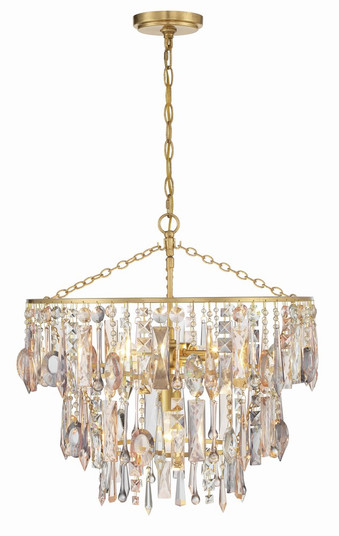 Elsa 20'' Antique Gold Chandelier (205|ELS-7103-GA)