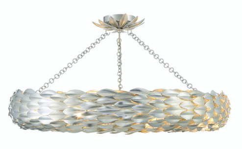 Broche 33.5'' Antique Silver Semi Flush Mount (205|538-SA_CEILING)