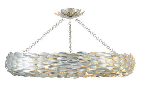 Broche 33.5'' Antique Silver Semi Flush Mount (205|538-SA_CEILING)