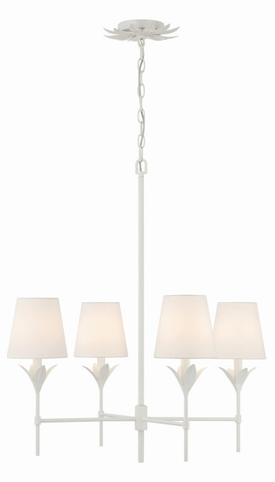 Broche 28'' Matte White Chandelier (205|534-MT)