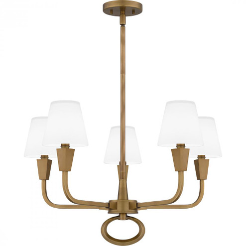 Mallory 5-Light Weathered Brass Chandelier (26|MAO5026WS)