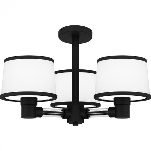 Kylen 3-Light Matte Black Semi-Flush Mount Light (26|KYL1722MBK)