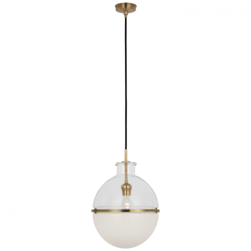 Maxey 14'' Globe Pendant (279|TOB 5486HAB-CG/WG)