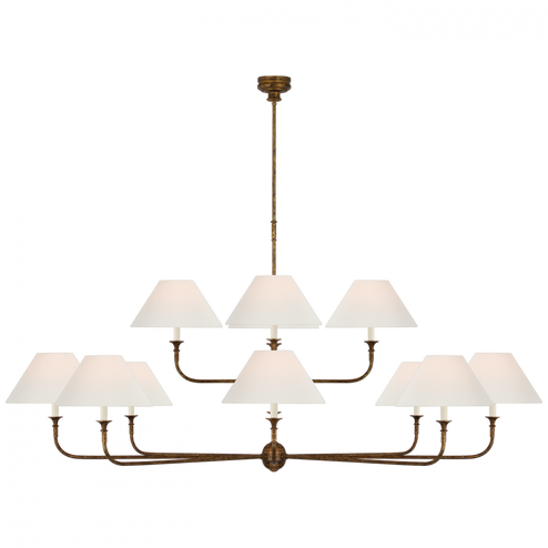 Piaf Oversized Two Tier Chandelier (279|TOB 5458AG-L)