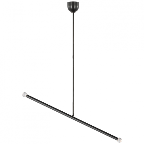 Rousseau Large Articulating Linear Chandelier (279|KW 5597BZ-CG)