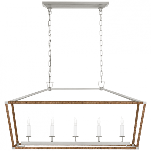 Darlana Medium Rattan Wrapped Linear Lantern (279|CHC 5765PN/NRT)