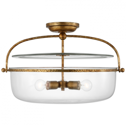 Lorford Large Semi Flush Lantern (279|CHC 4272GI-CG)