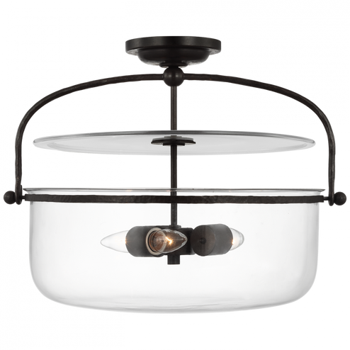 Lorford Medium Semi-Flush Lantern (279|CHC 4270AI-CG)