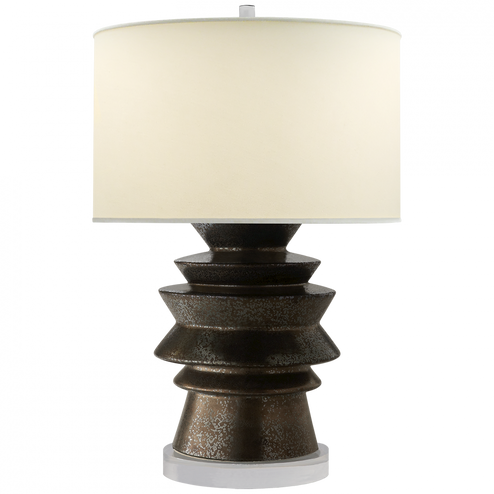 Stacked Disk Table Lamp (279|CHA 8693CBZ-PL)