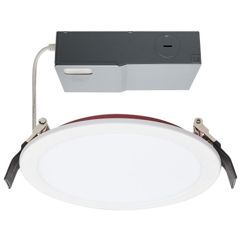 13 Watt LED; Fire Rated 6 Inch Direct Wire Downlight; Round Shape; White Finish; CCT Selectable; 120 (27|S11866)