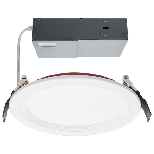 13 Watt LED; Fire Rated 6 Inch Direct Wire Downlight; Round Shape; White Finish; CCT Selectable; 120 (27|S11867)