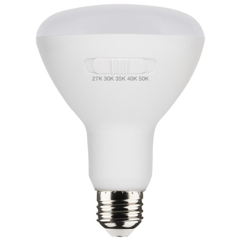 8.5 Watt BR30 LED; Medium Base; CCT Selectable; White Finish; 90 CRI; 120 Volt; 6 Pack (27|S11780)