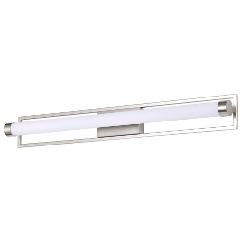 Canal Large Vanity; LED; Brushed Nickel Finish; White Acrylic Lens (81|62/1543)