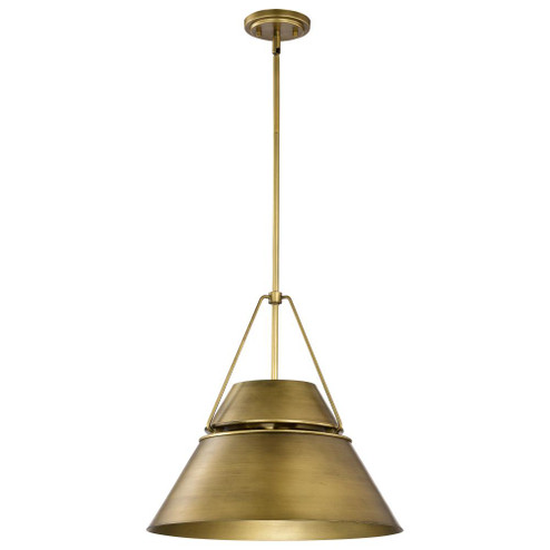 Adina 3 Light Large Pendant; Natural Brass Finish (81|60/7778)
