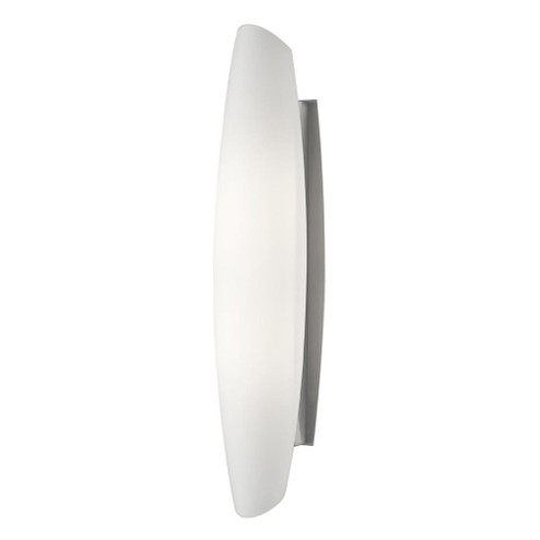 LED Wall Sconce with Catenary Shaped White Opal Glass (461|WS6122-BN)
