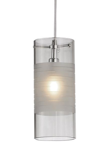 Single Lamp Pendant with Frosted Detailed Glass (461|459201SCH)
