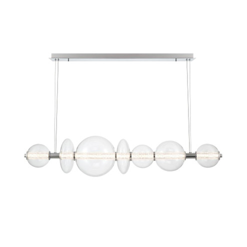 Atomo 1 Light Chandelier in Chrome with Clear Glass (4304|46772-015)