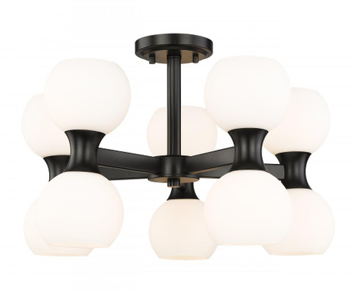 10 Light Semi Flush Mount (276|494-10SF-MB)