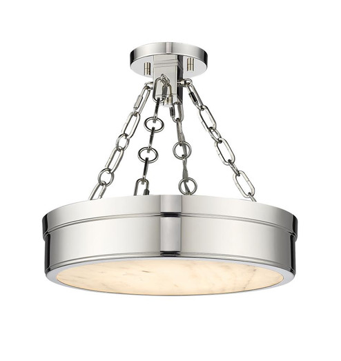 1 Light Semi Flush Mount (276|1944SF15-PN-LED)