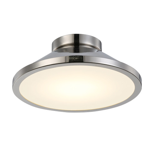 Lucida Collection Integrated LED Flush Mount, Nickel (12|AC7021PN)