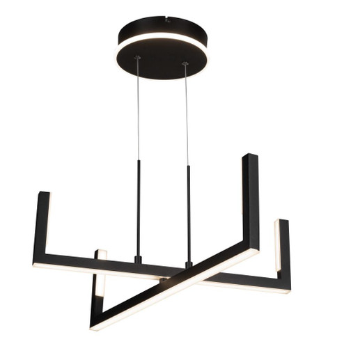Silicon Valley Collection Integrated LED Chandelier, Black (12|AC6774BK)