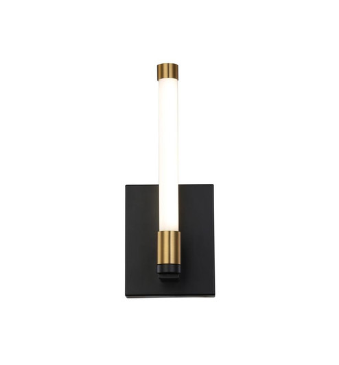 Infiniti Collection 1-Light Integrated LED Sconce, Matte Black & Brass (12|SC13081BB)