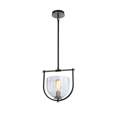 Cheshire Collection 1-Light Pendant, Black & Nickel (12|AC11741NB)