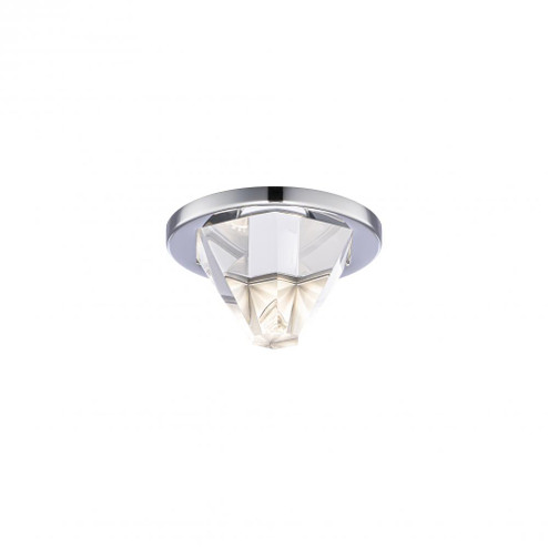 Arles 4in LED 3000K/3500K/4000K 120V-277V Recessed Light in Polished Chrome (1118061|BR40315N-CH)