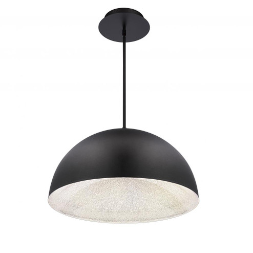 Stardust 23in LED 3000K/3500K/4000K 120V-277V Pendant in Black with Clear Radiance Crystal (1118061|BPD19323-BK)