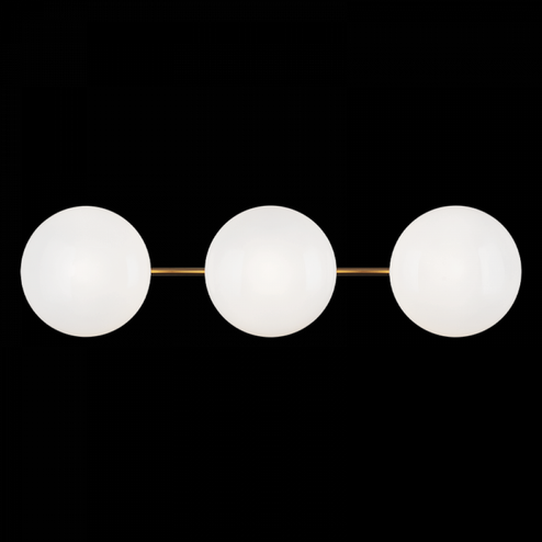 3 LT 24''W ''Pearlesque'' Wall Sconce - AG - Opal Glass (3605|S05103AGOP)