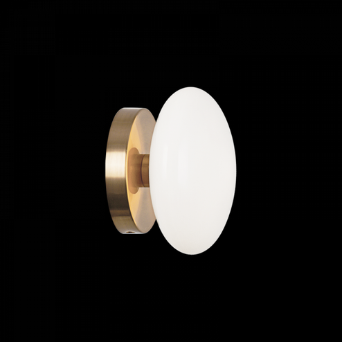 1 LT 6.3''W ''Pearlesque'' Wall Sconce - AG - Opal Glass (3605|S05101AGOP)