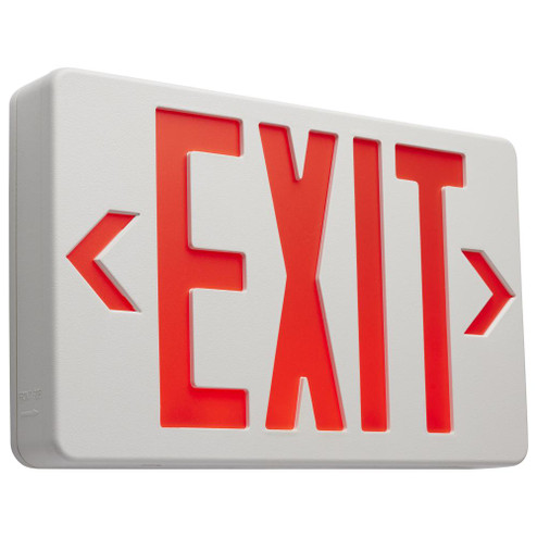 Red LED Exit Sign, 90min Ni-Cad backup, 120/277V, Single/Dual Face, Universal Mounting (27|67/101)