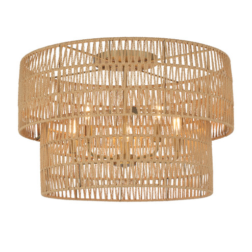 Bungalow Heaven - 17'' 5 Light Flush Mount (10|5042-695)
